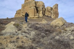 "Deer Medicine Rocks". North of Lame Deer, Montana