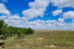 "Death Hollow I", (Known for location of Cheyenne Massacres on the Kansas High Plains), 15 miles East of Ft. Wallace, Kansas