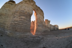"Monument Rocks - Keyhole" Kansas