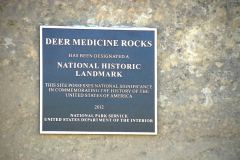 "Deer Medicine Rocks Placard", (on the Jack Bailey Ranch next to Northern Cheyenne border), Montana
